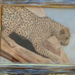 Leopard | Pastels | Framed