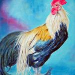 Pheonix Cockerel | Pastels | framed